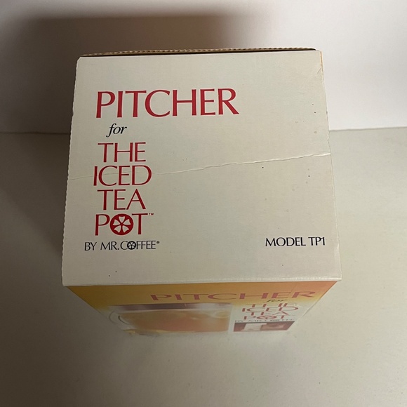 Vintage Mr Coffee Pitcher For The Iced Tea Pot Model TP1 Fits TM1 2 QT New - Picture 8 of 9